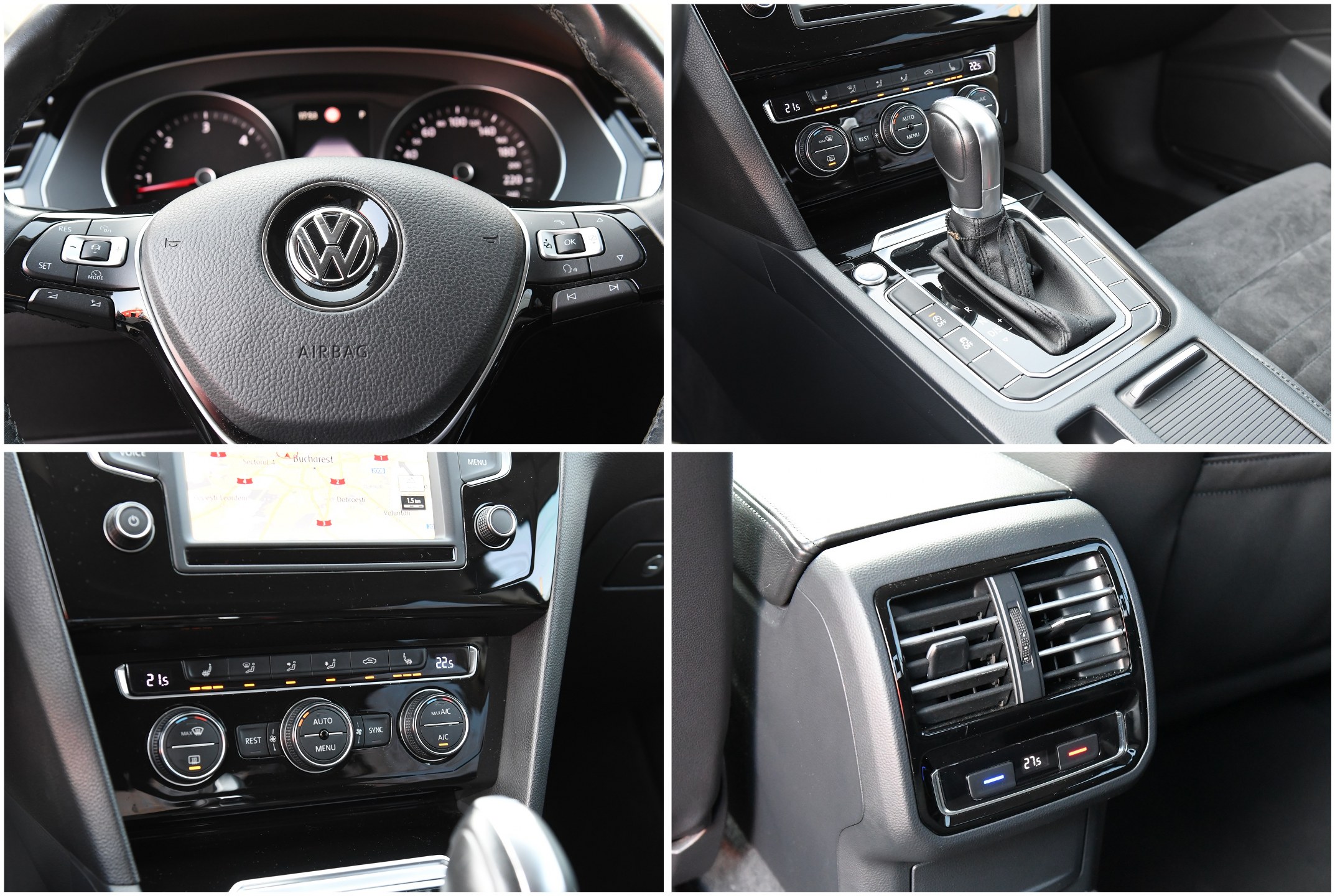 VOLKSWAGEN PASSAT DSG 190CP 2015 FARURI/LED/PIELE2015 NAVI/INMATRICULATA RO