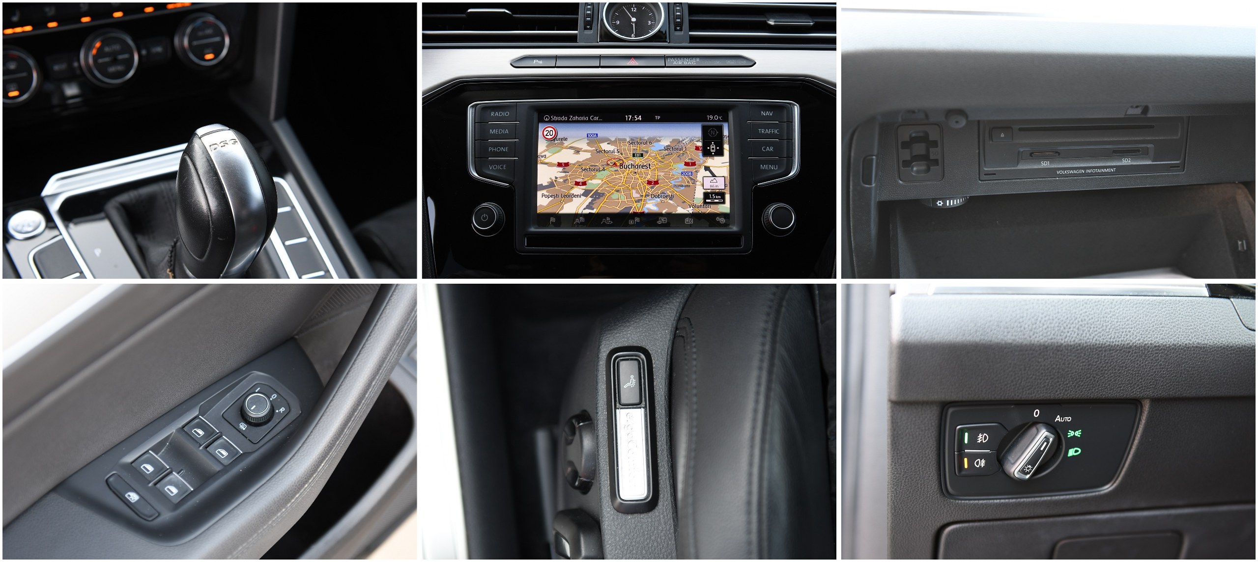 VOLKSWAGEN PASSAT DSG 190CP 2015 FARURI/LED/PIELE2015 NAVI/INMATRICULATA RO