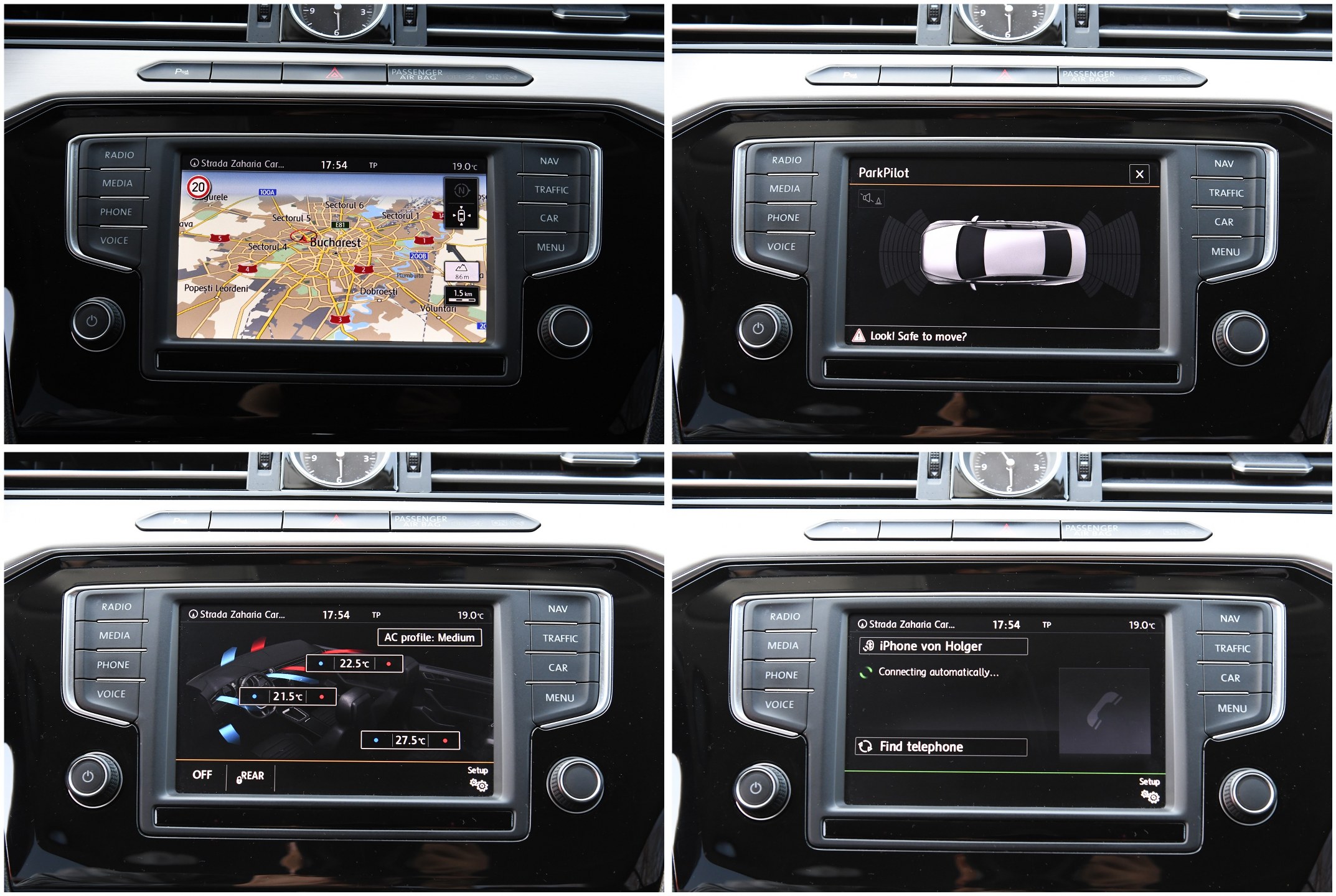 VOLKSWAGEN PASSAT DSG 190CP 2015 FARURI/LED/PIELE2015 NAVI/INMATRICULATA RO