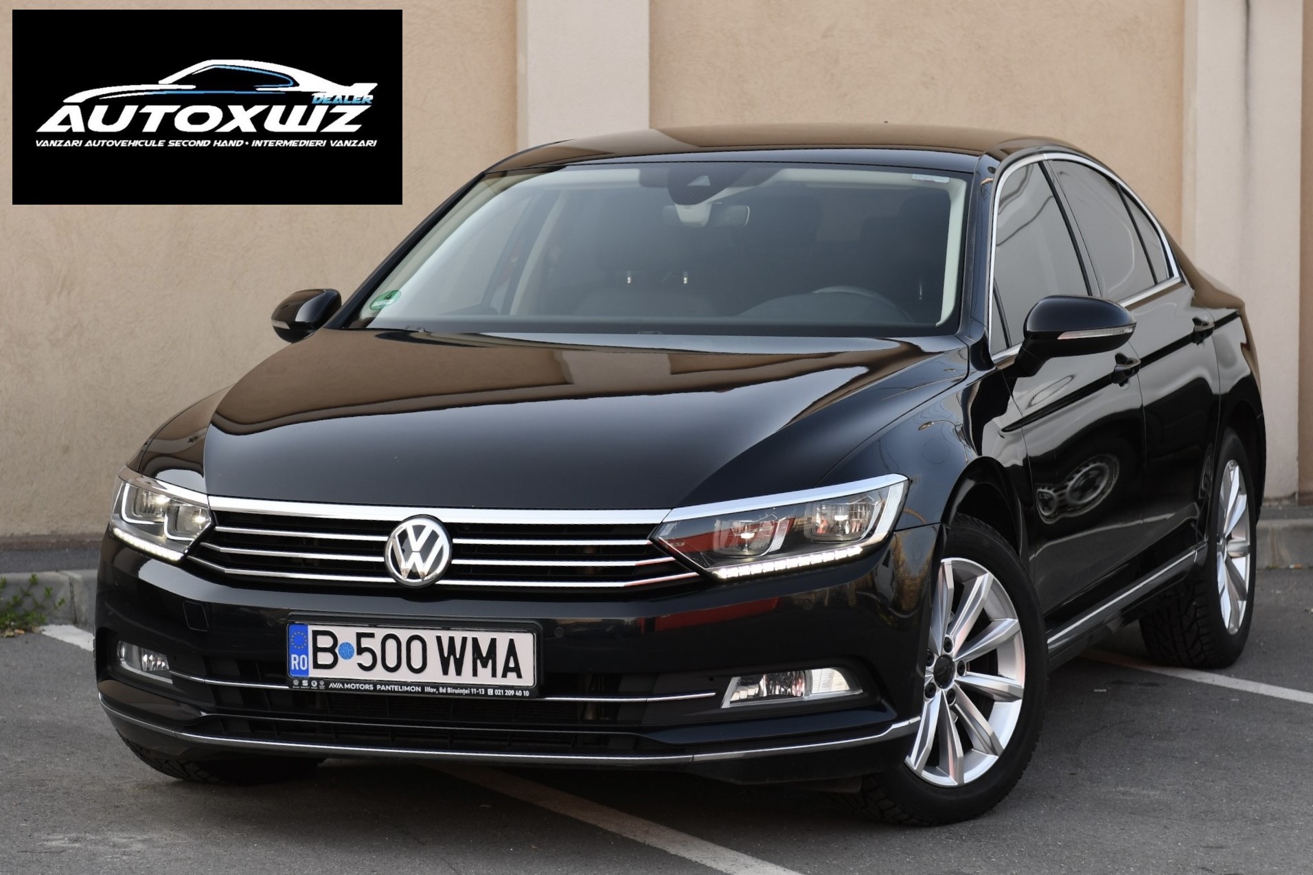 VOLKSWAGEN PASSAT DSG 190CP 2015 FARURI/LED/PIELE2015 NAVI/INMATRICULATA RO