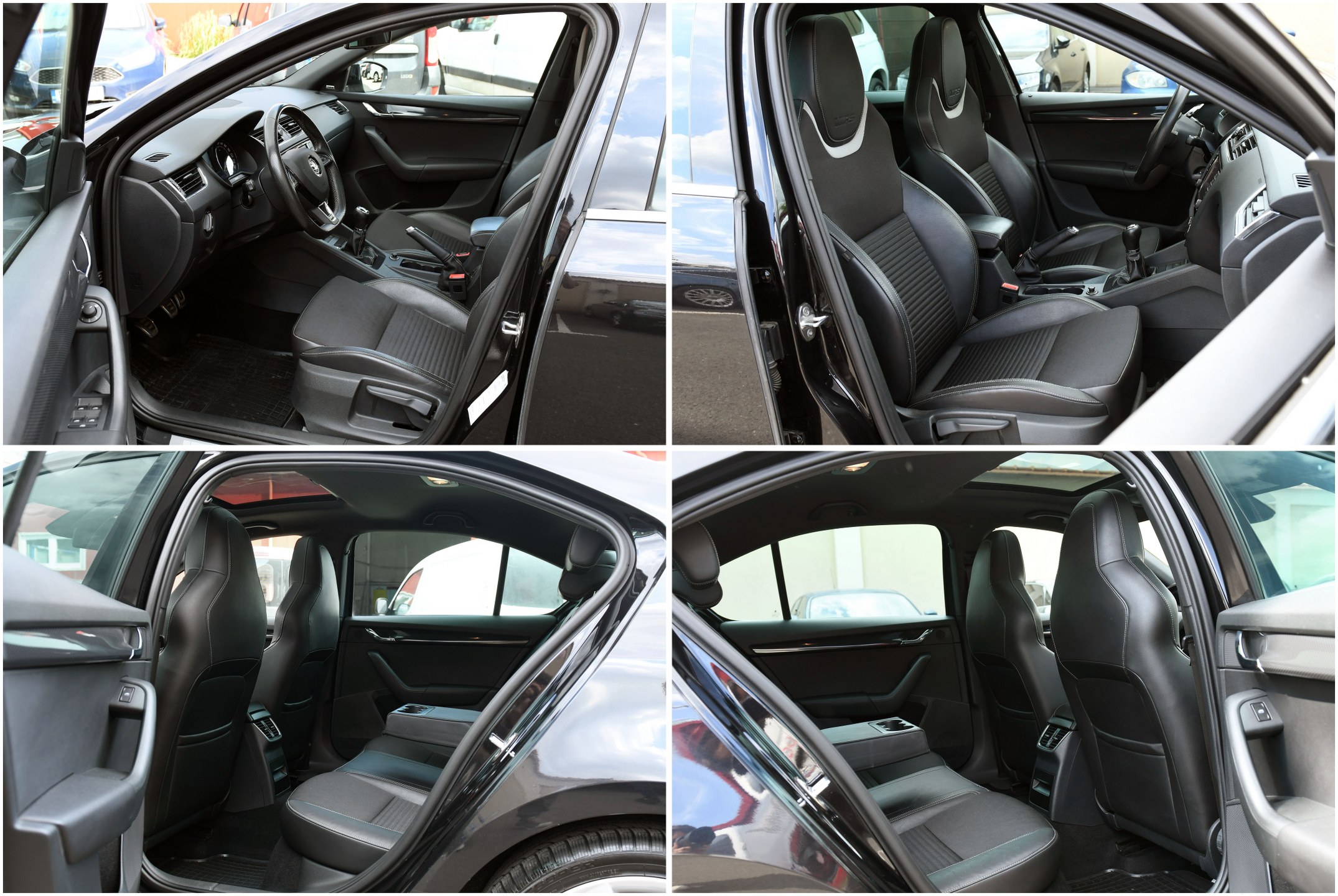 OCTAVIA RS TRAPA PANORAMIC XENON LED WEBASTO PIELE ALCANTARA KANTON 185Cp