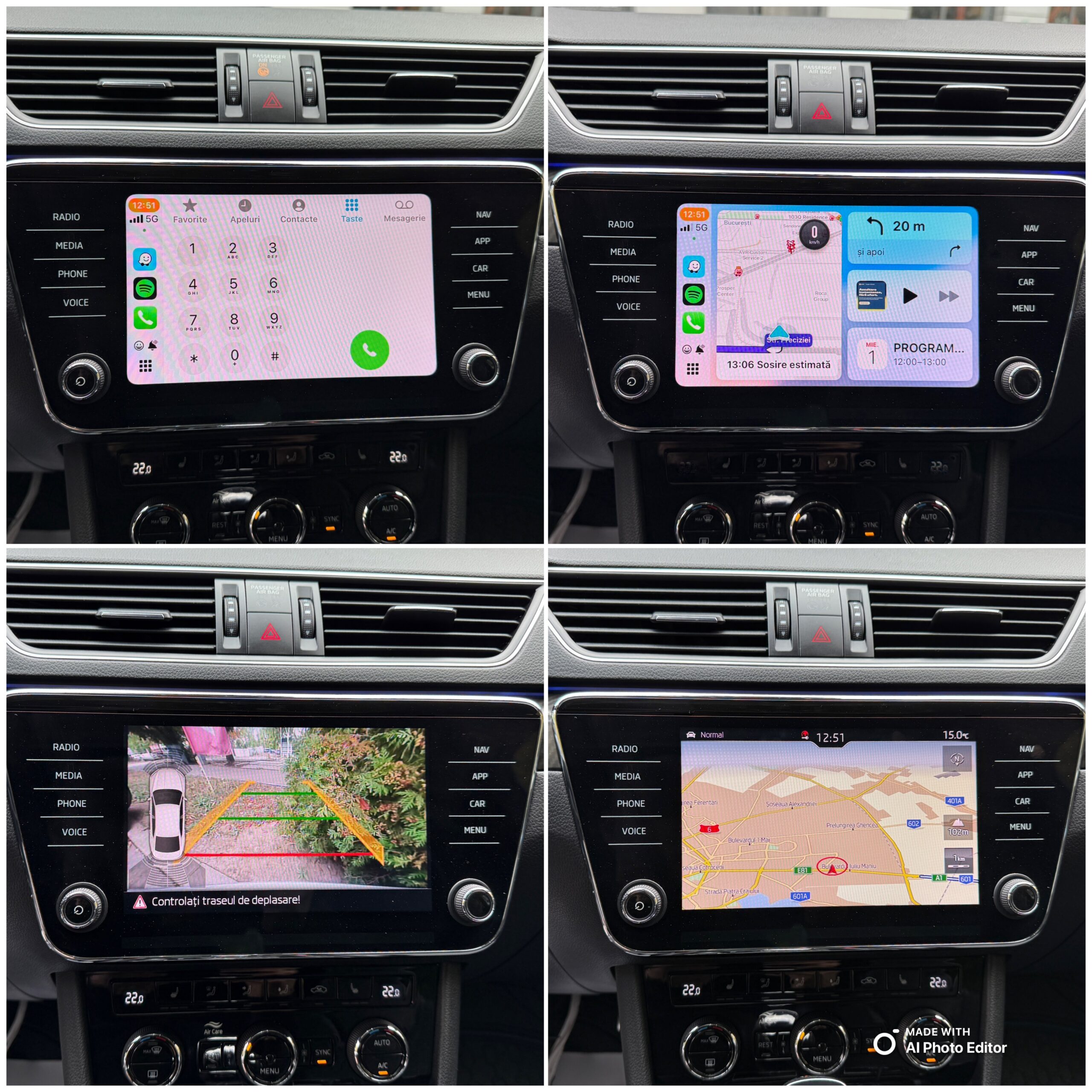 Garantie12Luni FaruriLed Trapa Piele Camera Ceasuri Plasma Keyless