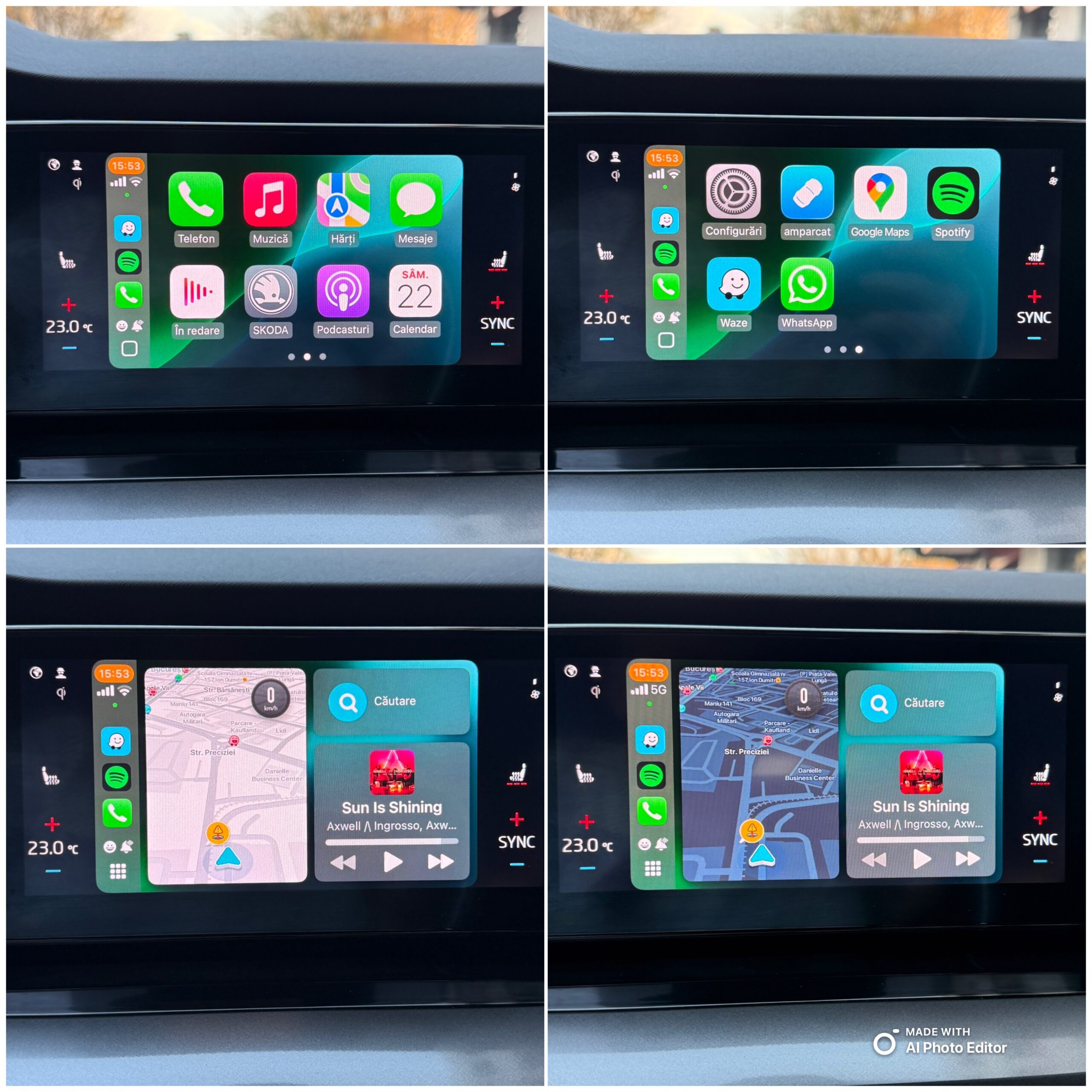 Garantie12Luni FaruriLed Ceasuri Plasma AppleCarPlay Jante18